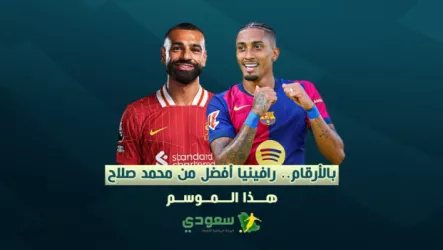  بالأرقام.. رافينيا أفضل من محمد صلاح هذا الموسم