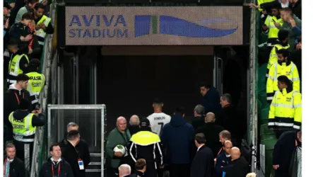  الظهور الأخير.. طرد رونالدو أمام أيرلندا في تصفيات كأس العالم 2026