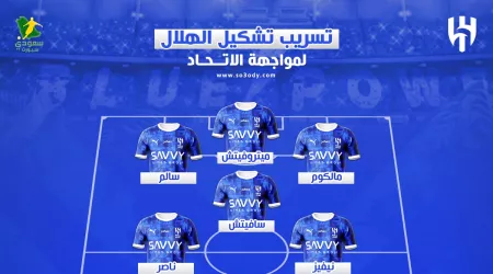 عاجل | تسريب تشكيل الهلال ضد الاتحاد في الكلاسيكو .. هجوم ناري