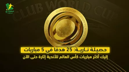  حصيلة نارية: 25 هدفا في 5 مباريات.. إليك أكثر مباريات كأس العالم للأندية إثارة حتى الآن