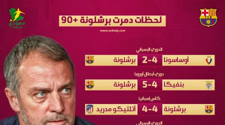 لحظات درامية +90 دمرت لوحات برشلونة فليك الإبداعية.. سيناريوهات قاتلة