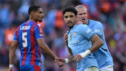 مرموش هالاند يكشف السبب.. لماذا سدد مرموش لضربة الجزاء في نهائي كأس الاتحاد الإنجليزي؟