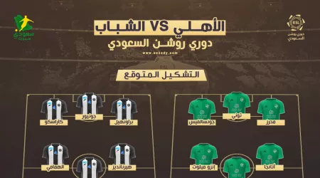  موعد مباراة الأهلي والشباب في دوري روشن السعودي 2025 والقنوات الناقلة
