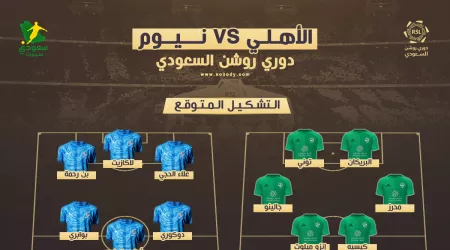  موعد مباراة الأهلي ونيوم في دوري روشن 2025.. القنوات الناقلة والتشكيلة المتوقعة