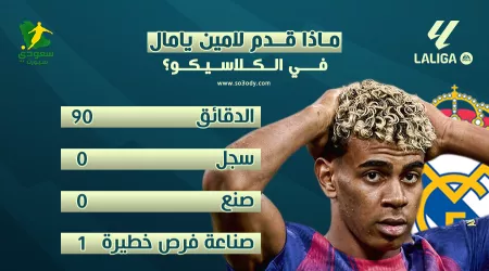 وصيف الكرة الذهبية يقف في وجه خطف الصدارة .. ماذا قدم يامال في الكلاسيكو ؟