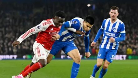  فيديو| شاهد آرسنال يعبر فخ برايتون بـ لدغة ساكا ويُحلق وحيداً في صدارة البريميرليج