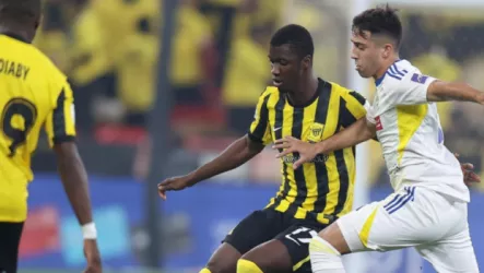  شاهد | أطلقوا الوحش.. تيفو مرعب لجماهير الاتحاد في ملعب الإنماء