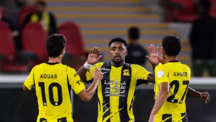 شاهد..هاتريك  بيرجوين ينقذ الاتحاد أمام الحزم في ثالث جولات الدوري