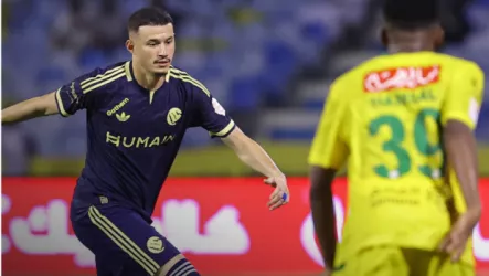 رغم تعادل حامل اللقب.. رقم تاريخي للنصر في الدوري بعد هدف الحمدان أمام الخليج