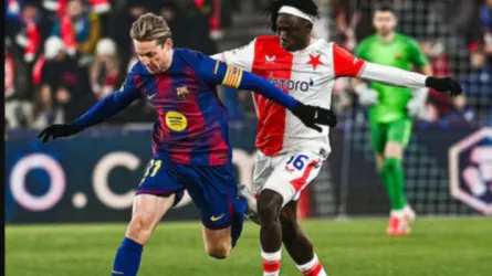  فيديو| عودة البارسا.. فيرمين لوبيز يسجل هدف التعادل لبرشلونة في مرمى سلافيا براج