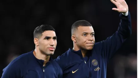 أشرف حكيمي يكشف رسالته الأولى لمبابي بعد فوز باريس بالأبطال