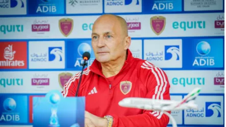 تصريح ناري من مدرب الوحدة الإماراتي قبل مباراة الاتحاد في نخبة آسيا