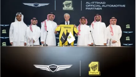  الاتحاد يبرم شراكة استراتيجية مع جينيسيس لرعاية سيارات النادي لمدة موسمين