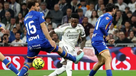 زلزال يصدم الملكي.. خيتافي يصعق ريال مدريد بهدف ساتريانو في سانتياجو برنابيو