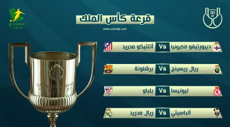  قرعة كأس إسبانيا | الكشف عن مباريات قوية في دور الـ 16