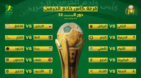 نتائج قرعة كأس خادم الحرمين الشريفين 2026-2027.. اختبار صعب ينتظر النصر