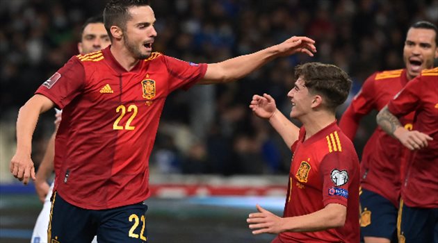إسبانيا تتأهل إلى مونديال 2022 بالفوز على السويد بهدف موراتا