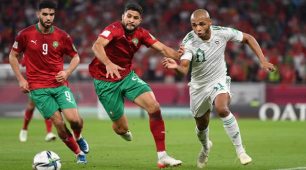 ياسين براهيمي ويحيى جبران ووليد أزارو - المغرب والجزائر ياسين براهيمي ويحيى جبران ووليد أزارو - المغرب والجزائر