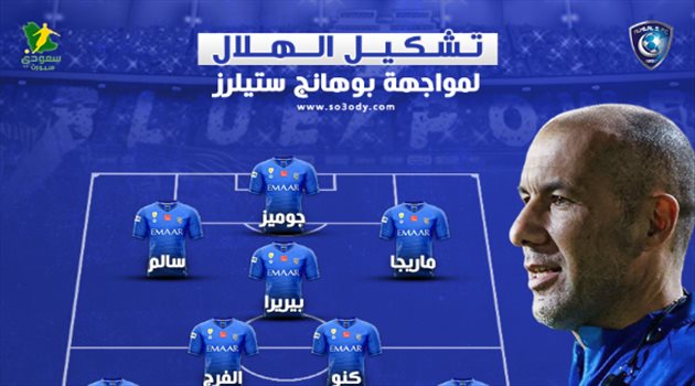 مفاجأة وحيدة.. طالع تشكيل الهلال في نهائي أبطال آسيا