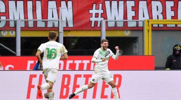 ميلان يسقط بالثلاثة أمام ساسولو في الدوري الإيطالي