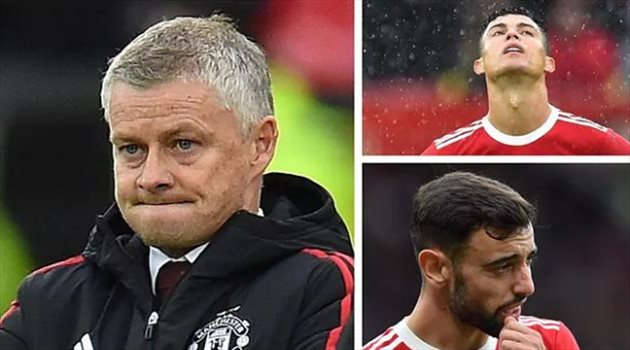 رونالدو وبرونو يقودان ثورة في غرفة ملابس مانشستر يونايتد ضد سولشاير