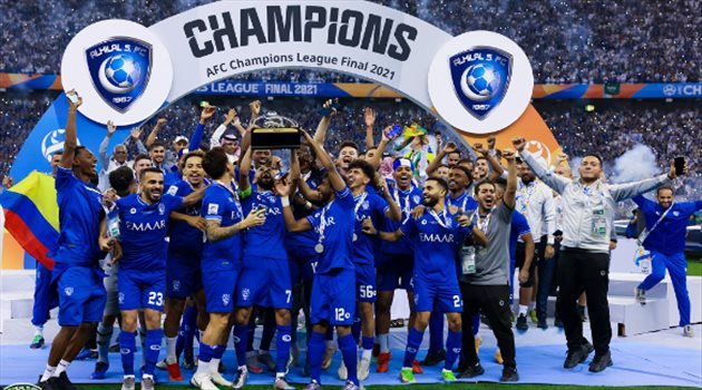  صورة| خربين يهنئ الهلال على التتويج بآسيا