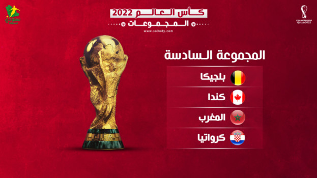 مجموعات كأس العالم 6| حلم المغرب يصطدم بكرواتيا ورغبة بلجيكا