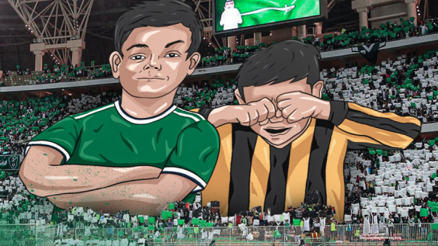 فوز الأهلي على الاتحاد يشعل معركة الطقطقة.. تيفو يلو فجر الأزمة