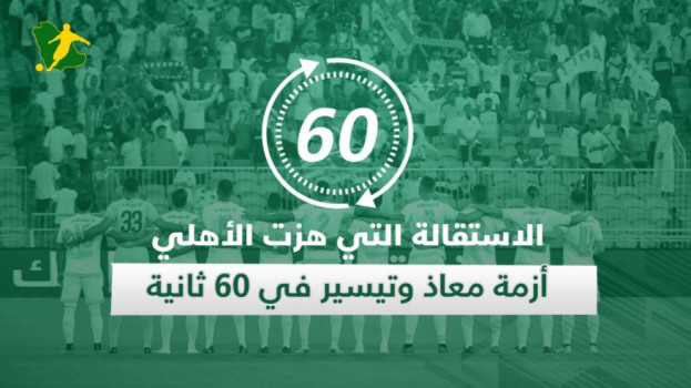 الاستقالة التي هزت الأهلي.. أزمة معاذ وتيسير في 60 ثانية