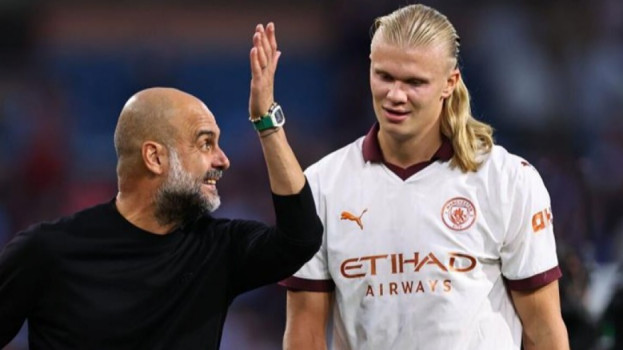 شجار بين جوارديولا وهالاند .. إثارة مبكرة في البريميرليج