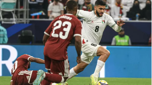 أهداف مباراة قطر وفلسطين في كأس العرب 2025
