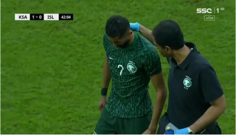 إصابة سلمان الفرج إصابة سلمان الفرج