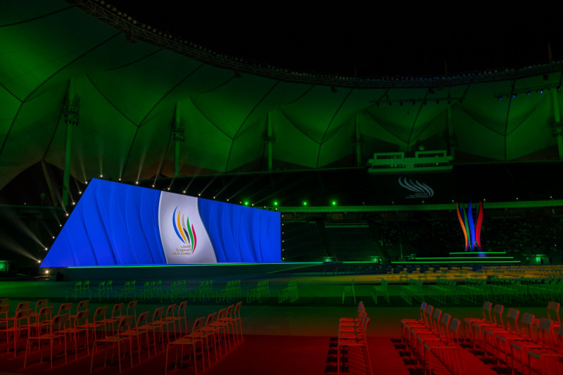 افتتاح دورة الألعاب السعودية افتتاح دورة الألعاب السعودية