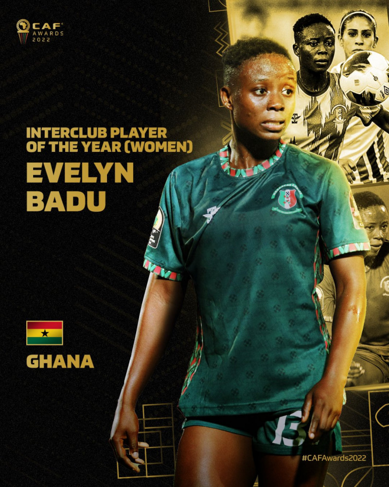 بادو أفضل لاعبة في أفريقيا