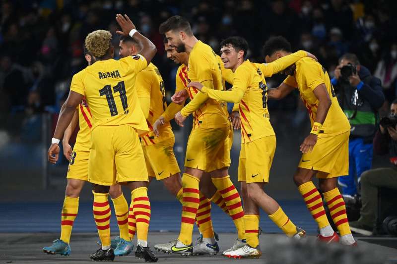 برشلونة ونابولي في الدوري الأوروبي برشلونة ونابولي في الدوري الأوروبي