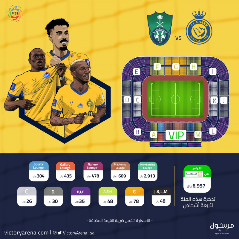 تذاكر النصر والأهلي تذاكر النصر والأهلي