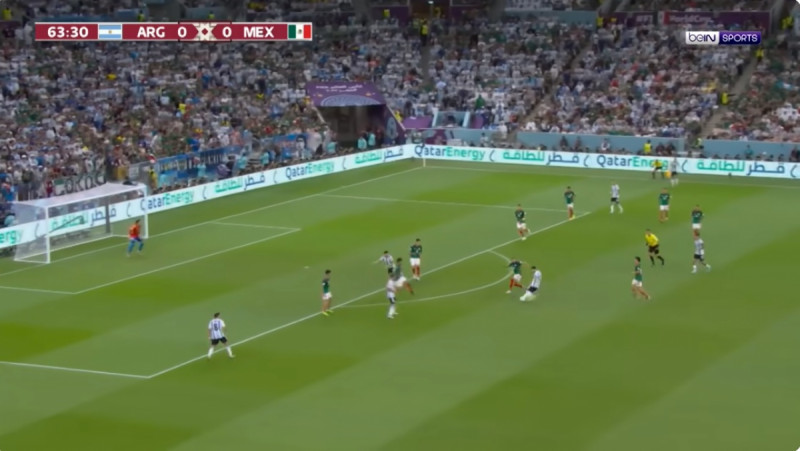 تسديدة ميسي