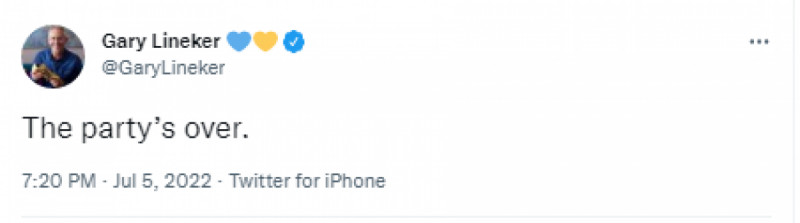 تغريدة جاري لينكر تغريدة جاري لينكر