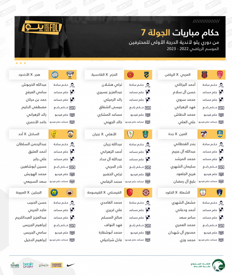 حكام دوري يلو حكام دوري يلو