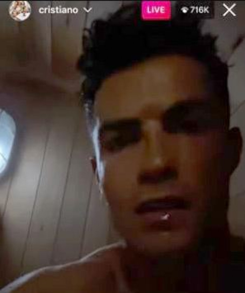 رونالدو في البث المباشر