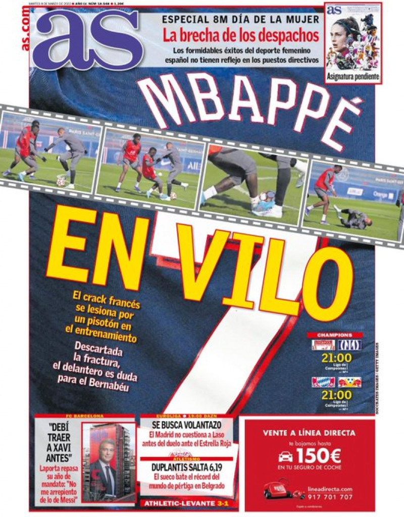 غلاف آس 8 مارس 2022