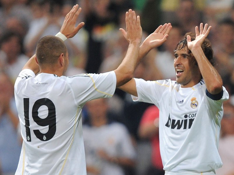 كريم بنزيما وراؤول جونزاليس