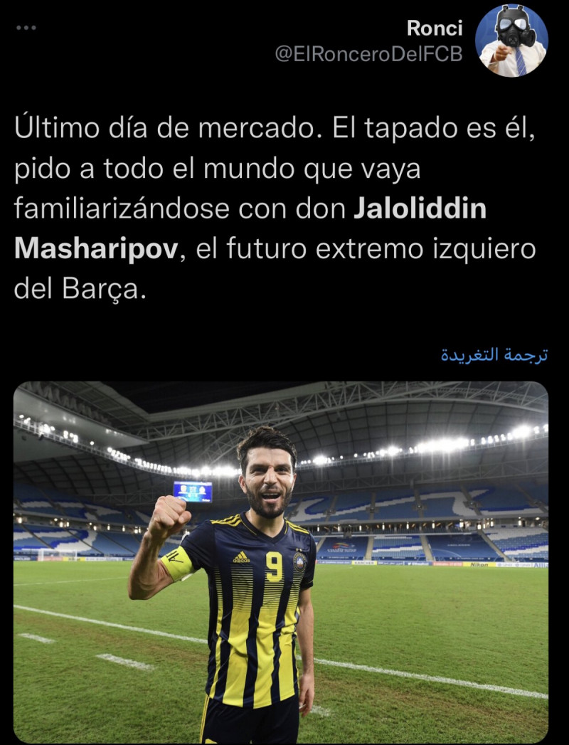 ماشاريبوف وبرشلونة ماشاريبوف وبرشلونة