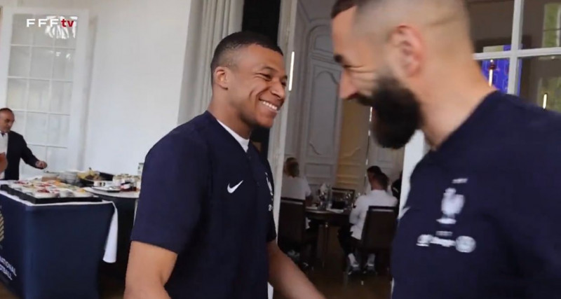 مبابي وبنزيما مبابي وبنزيما