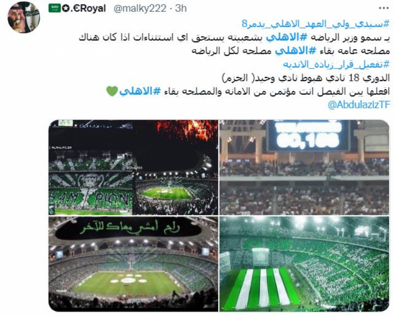 مدرج الأهلي