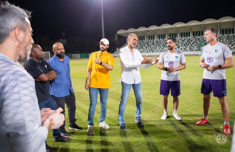 نجوم الأهلي في التدريبات