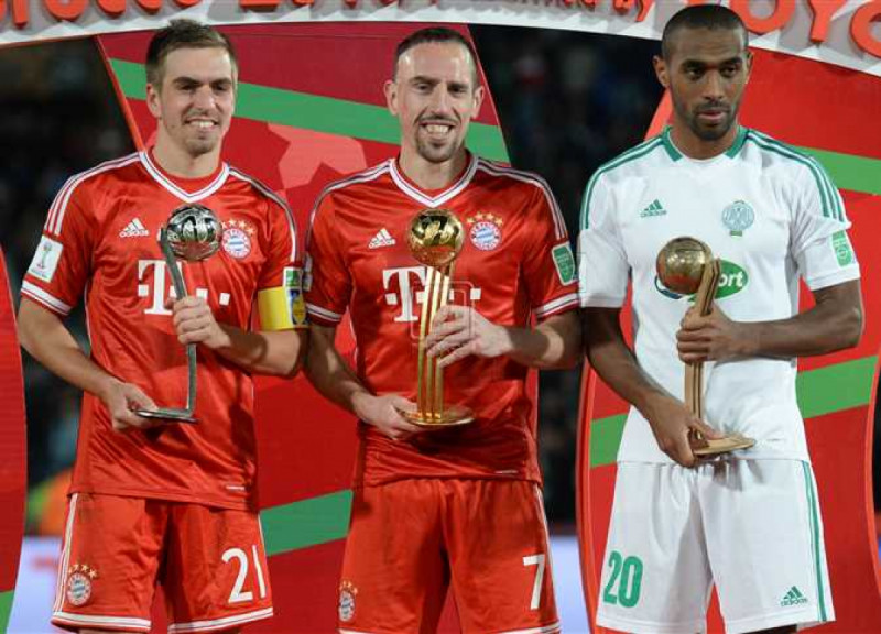 2013- الفرنسي فرانك ريبيري (بايرن ميونيخ الألماني) 2013- الفرنسي فرانك ريبيري (بايرن ميونيخ الألماني)