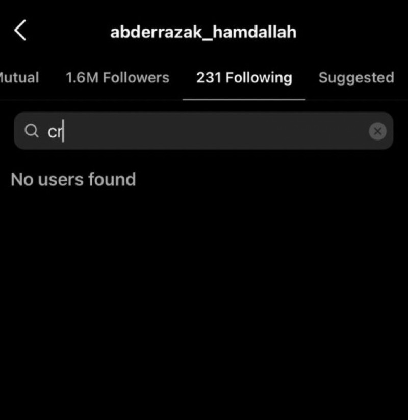 إنستجرام عبدالرزاق حمد الله إنستجرام عبدالرزاق حمد الله