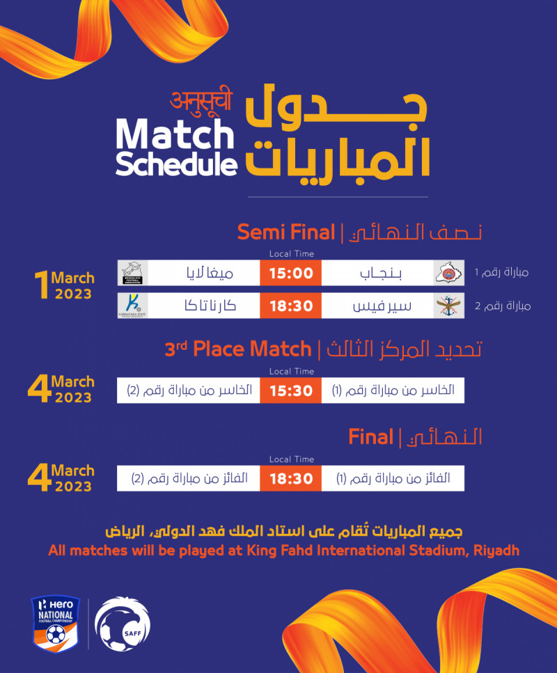 السعودية تستضيف كأس هيرو سانتوش والمسحل يرحب بالفرق الهندية السعودية تستضيف كأس هيرو سانتوش والمسحل يرحب بالفرق الهندية