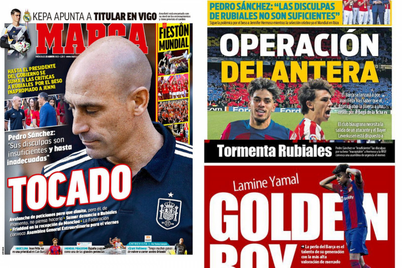 الصحف العالمية اليوم الأربعاء (23-8-2023) الصحف العالمية اليوم الأربعاء (23-8-2023)